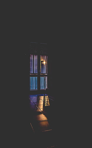 Window,  Night,  Light,  Shadow HD wallpaper