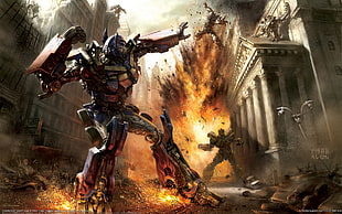 Optimus Prime illustration, science fiction, Transformers, Transformers: Death Blow HD wallpaper