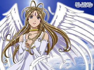 Female anime character with wings HD wallpaper | Wallpaper Flare