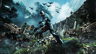 Crisis wallpaper, Crysis 3, video games