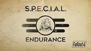 SPECIAL Endurance Fallout 4 wallpaper HD wallpaper