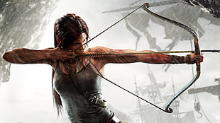 Tomb Raider, archer, hair bows, hunter HD wallpaper