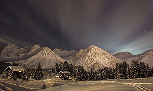 white snowy mountain, mountains, snow, landscape, nature