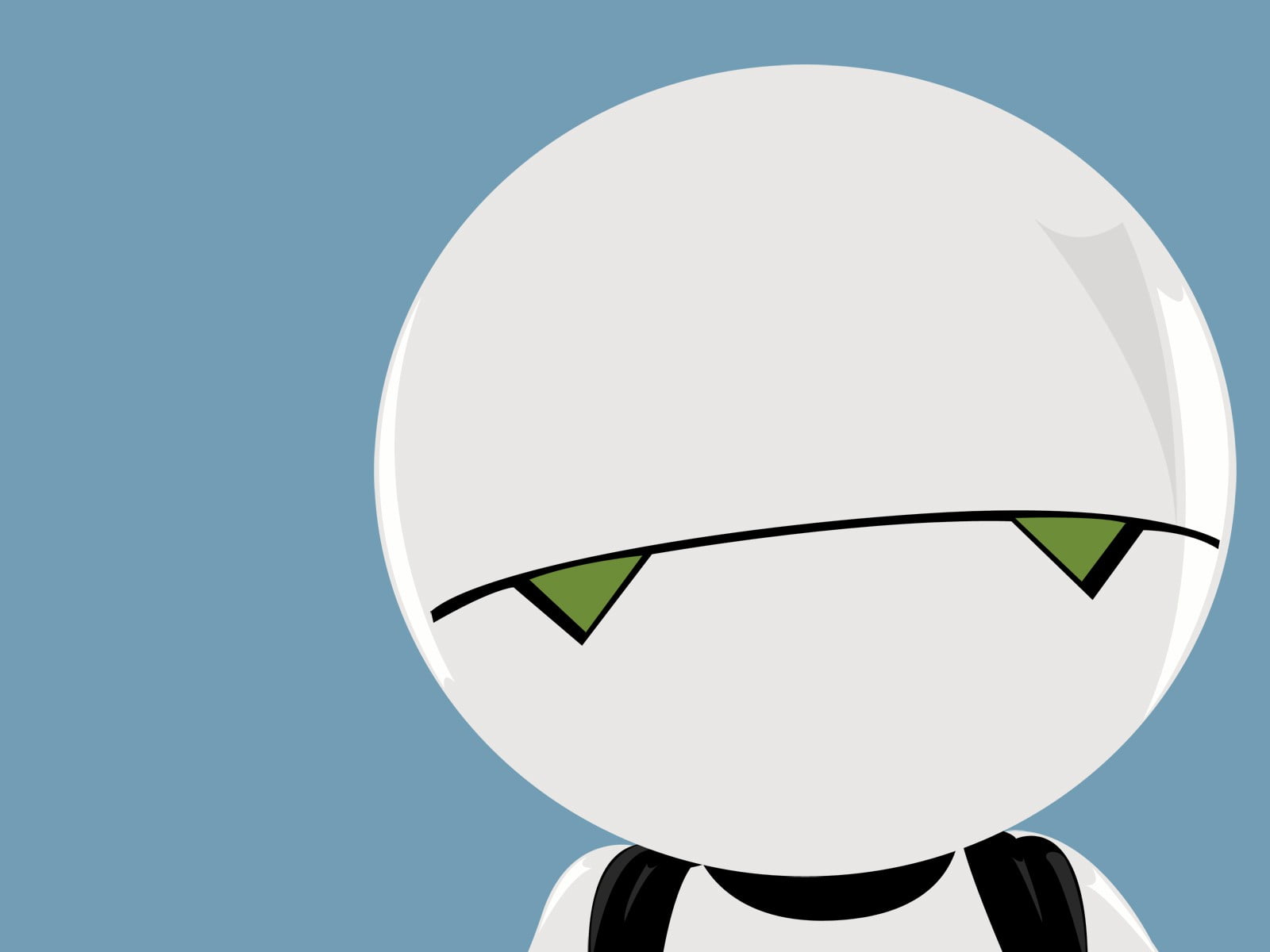 White and black cartoon character, The Hitchhiker's Guide to the Galaxy,  Marvin (robot) HD wallpaper | Wallpaper Flare