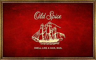 Old Spice ship painting HD wallpaper