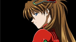 brown haired female anime character digital wallpaper, Neon Genesis Evangelion, Asuka Langley Soryu HD wallpaper