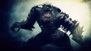 brown monster digital wallpaper, Demon's Souls, video games HD wallpaper