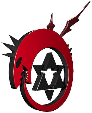 red dragon logo, Full Metal Alchemist, anime