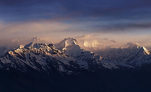 mountain filled with snow, landscape, nature, Himalayas, Nepal HD wallpaper