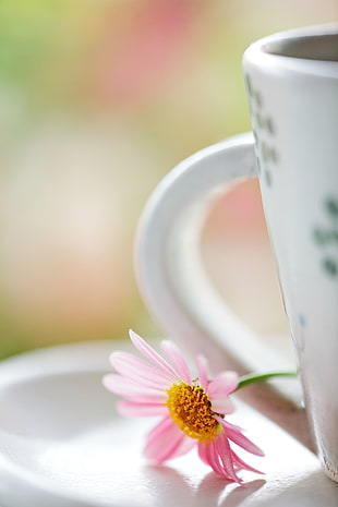 tilt shift lens white ceramic mug