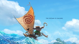 photo of Moana and Maui screenshot