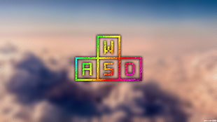WASD logo, WASD, pixel art, Trixel, video games HD wallpaper