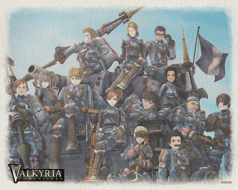 Valkyria Chronicles painting, Valkyria Chronicles HD wallpaper
