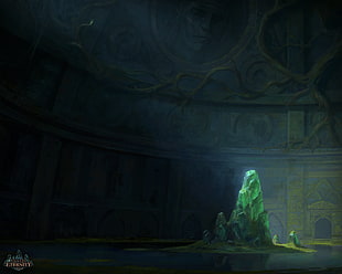 green stone graphic wallpaper, Pillars of Eternity, RPG HD wallpaper