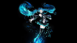 Vocaloid, Hatsune Miku, anime girls, blue hair