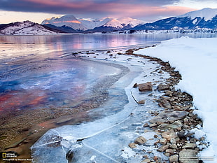 tundra mountain, winter, nature, landscape, ice HD wallpaper