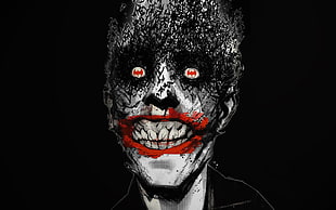 Joker digital wallpaper, Joker, Batman, comic art, black background HD wallpaper