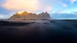 white mountain, Iceland, nature, landscape, sky