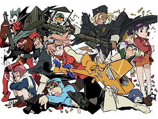 anime character wallpaper, FLCL, anime