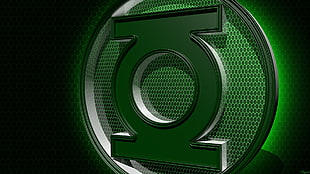 Green Lantern logo wallpaper, comics, Green Lantern, artwork HD wallpaper