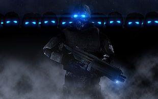 person holding rifle digital wallpaper, Half-Life 2, Combine HD wallpaper