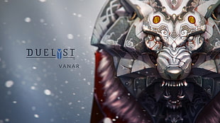 Duelist Vanar poster, digital art, artwork, Duelyst, video games HD wallpaper