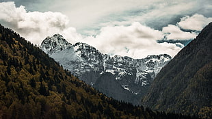 snow-capped mountain, mountains, nature, outdoors, landscape