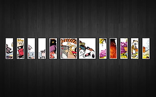 assorted character animated illustration lot, Calvin and Hobbes, comic art, collage HD wallpaper