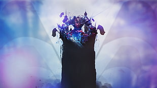 man in purple armor wallpaper, League of Legends, Garen (League of Legends) HD wallpaper