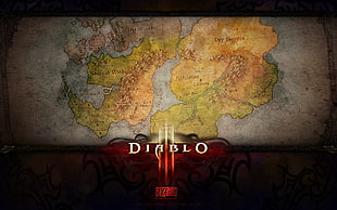 Diablo III loading screen display HD wallpaper