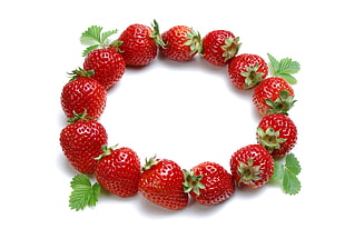 ripe strawberries lot HD wallpaper
