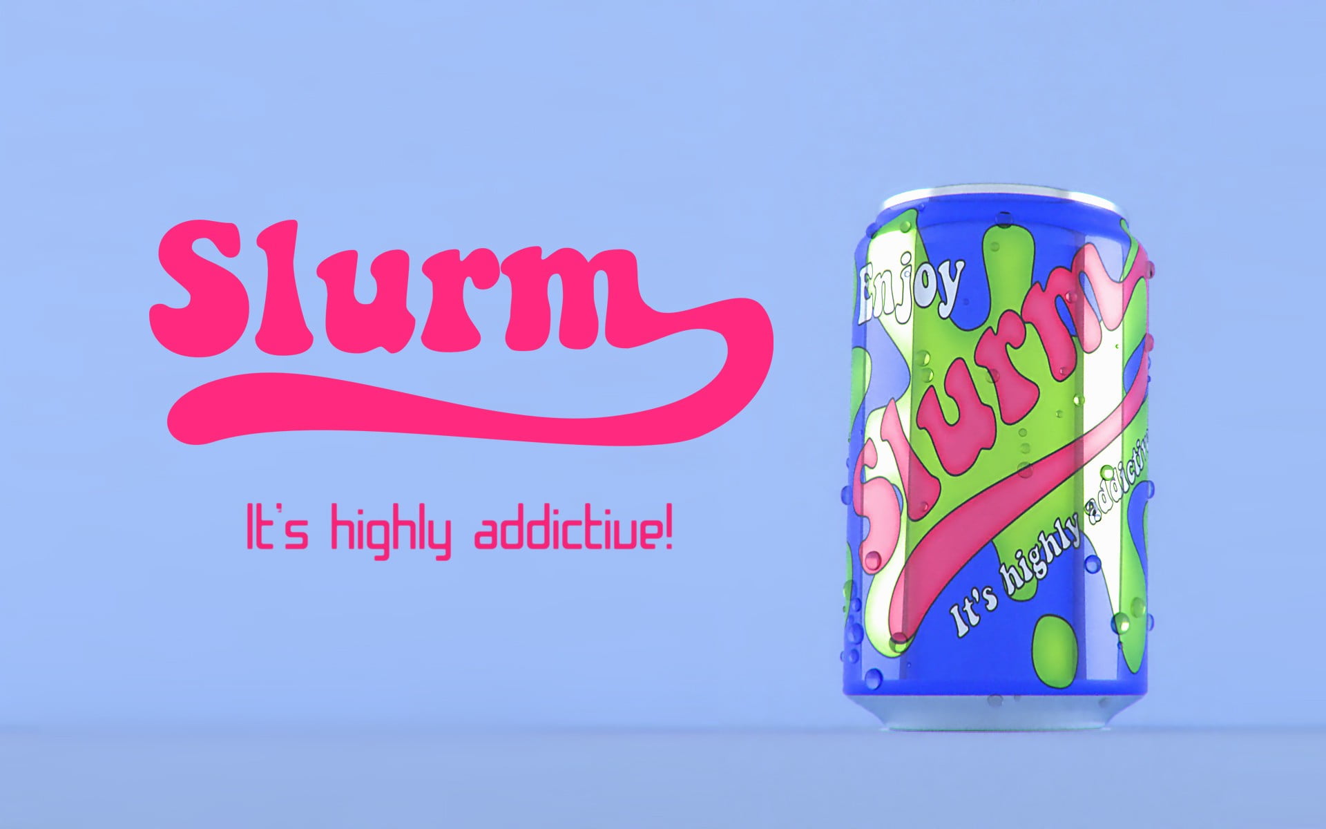 Slurm can advertisement, Futurama