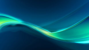 green spiral digital wallpaper, abstract, simple, minimalism, wavy lines