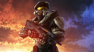 Halo digital wallpaper, Halo, Halo 4, Xbox, video games HD wallpaper