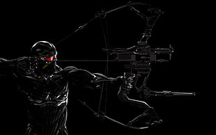 man carrying crossbow digital wallpaper, Crysis 3, Crysis, bow, video games HD wallpaper