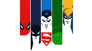 closeup photo of DC Justice League graphic wallpaper HD wallpaper