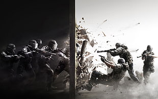 PC game illustration, Rainbow Six, video games