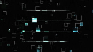 Squares,  Background,  Dark,  Many