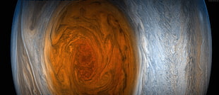 Jupiter Great storm close-up photo HD wallpaper