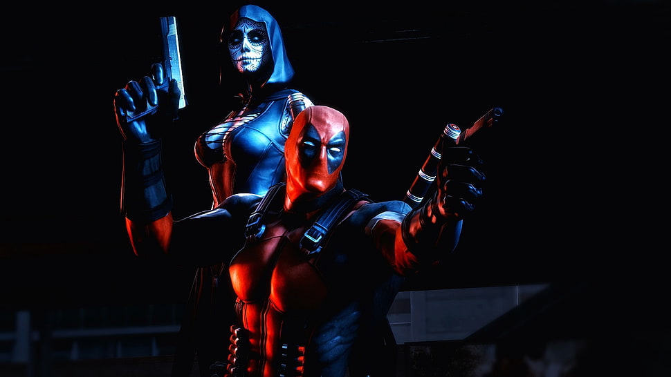 Deadpool, video games, Mrs Death HD wallpaper