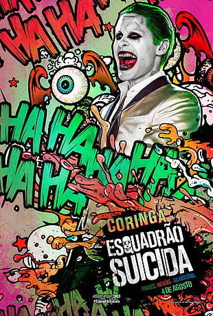 Jarred Leto as The Joker poster, Suicide Squad, Joker HD wallpaper
