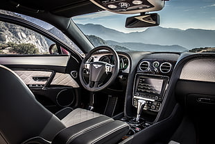 Bentley car interior HD wallpaper