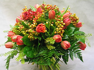 bouquet of pink Tulip flowers