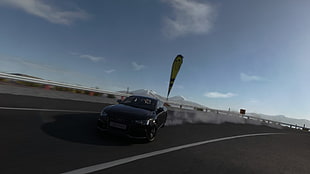 black sedan, car, Driveclub, Audi HD wallpaper