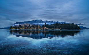 landscape photo of island during daytime, queenstown