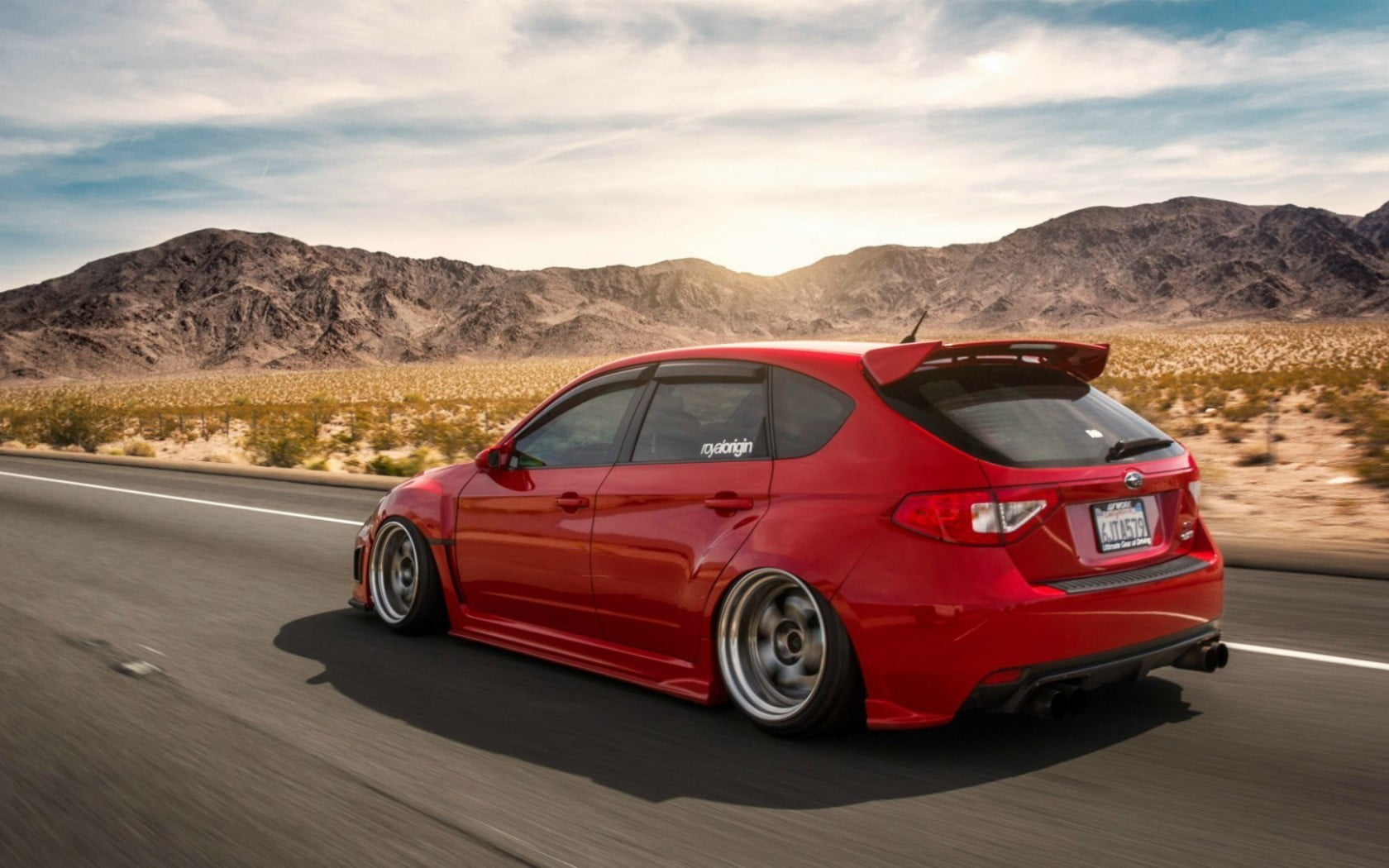 Red 5-door hatchback, Subaru, impreza, car, Subaru WRX STI HD wallpaper |  Wallpaper Flare