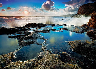 landscape photography of ocean waves during daytime