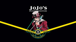 Jojo's logo, JoJo's Bizarre Adventure, Will A. Zeppeli HD wallpaper