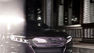 black Citroen vehicle, Citroen Numero 9, concept cars HD wallpaper