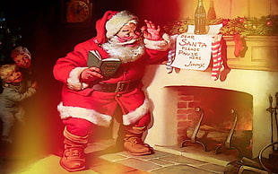 Santa Claus holding a book photo, Santa Claus, Christmas